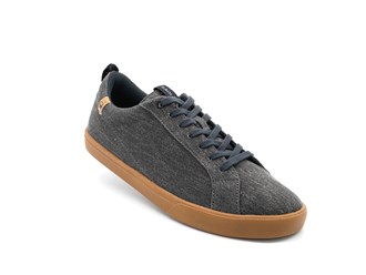 Cannon Canvas Mens Shoes Dark Grey