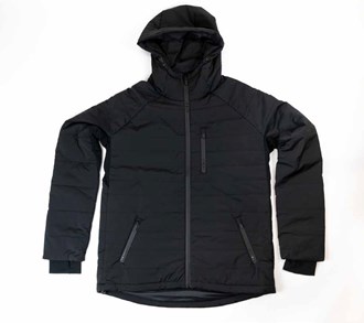 Mens Pramecou Wool Insulated Hooded Jacket