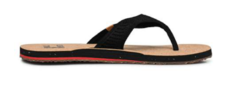 Nosara II Mens Flip Flops Black