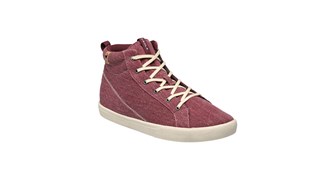 Wanaka Canvas Womens Shoes Burgundy